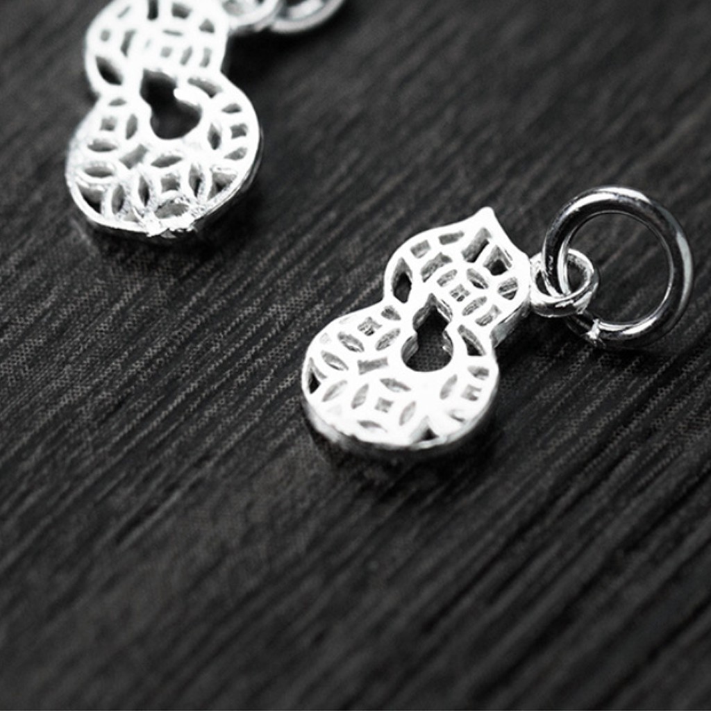 Mặt dây chuyền bạc hình hồ lô