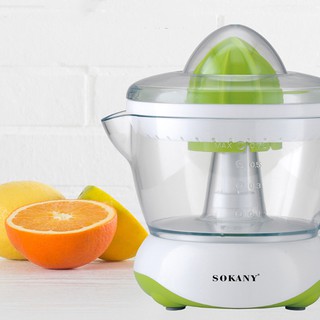 Dụng cụ ép cam SOKANY 40W màu sấc hiện đại, kiểu dáng sang trọng
