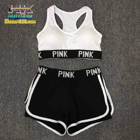 Bộ tập gym Pink phong cách siêu cá tính