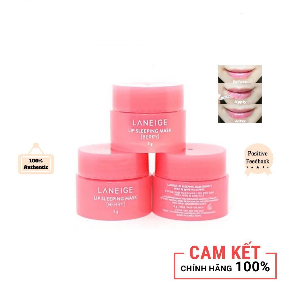 Mặt Nạ Ngủ Môi Laneige Lip Sleeping Mask 3g Mẫu Mới [ Chuẩn Auth ]