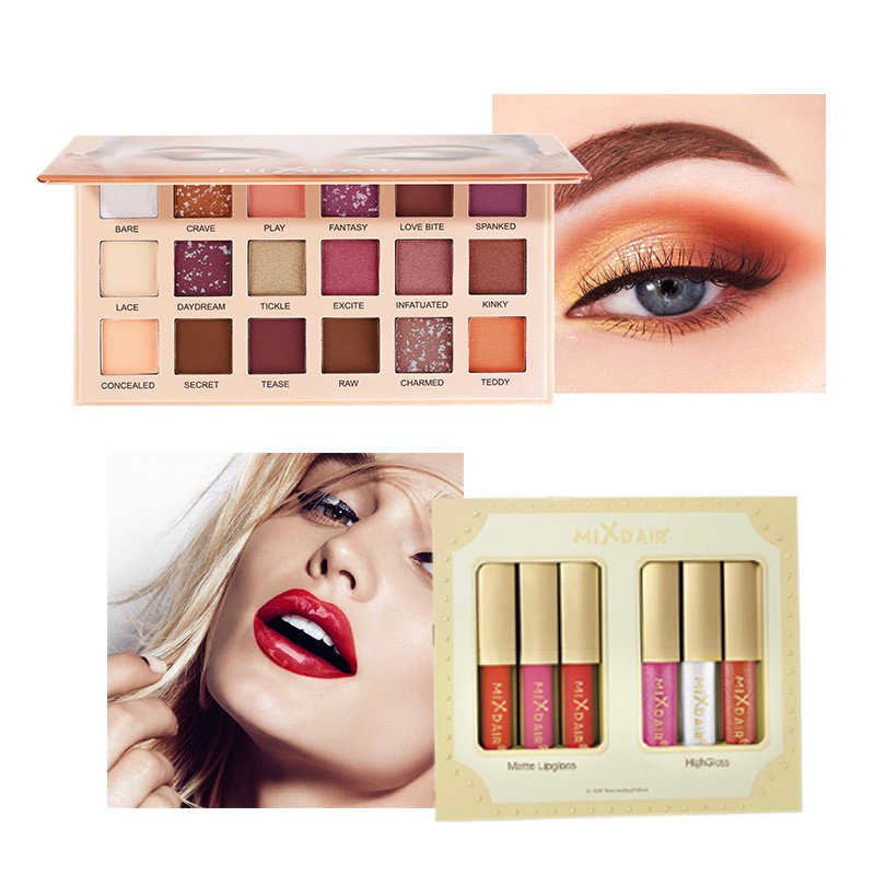 [Mã FMCGM100 - 10% đơn 500K] Bộ trang điểm MIXDAIR 9 món độc đáo | BigBuy360 - bigbuy360.vn