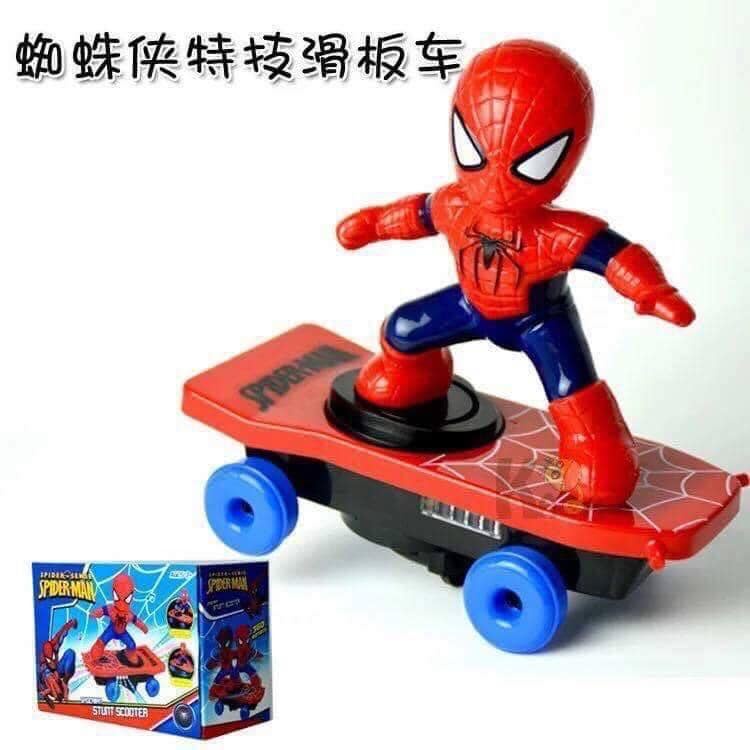 Đồ chơi người nhện trượt ván cho bé