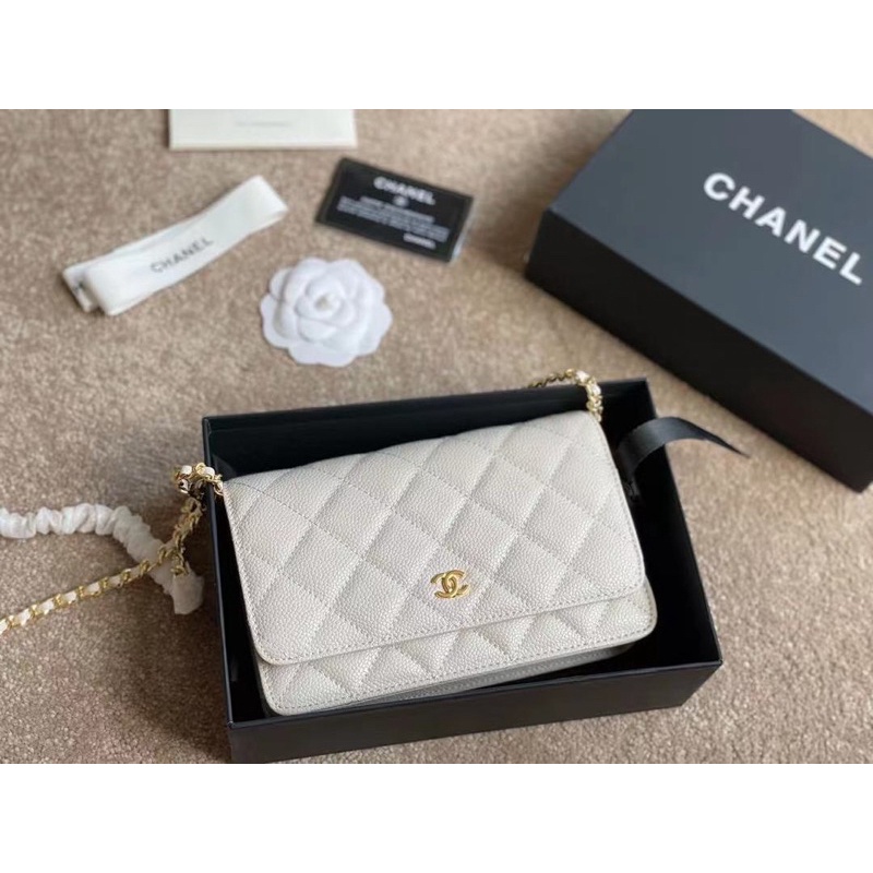Túi xách nữ cao cấp Chanel woc chưa bao giờ lỗi mode, size 20cm, chất da sần kiểu dáng bất hủ nhà chanel
