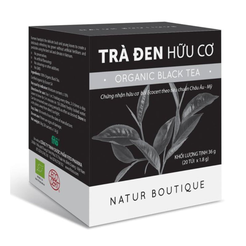 Trà Đen Hữu Cơ Natur Boutique FITO Organic Black Tea