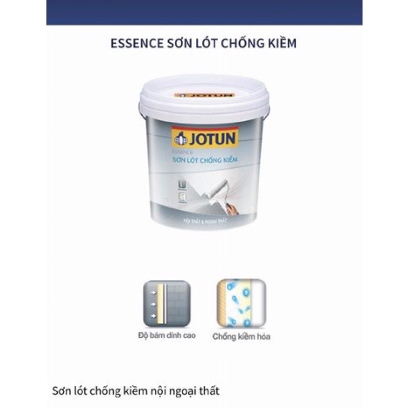 Sơn JoTun Sơn lót ESSENCE Chống Kiềm Nội và Ngoại Thất 5lit-7kg