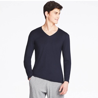 Áo Giữ Nhiệt Heattech Uniqlo Nam Dài Tay Size L