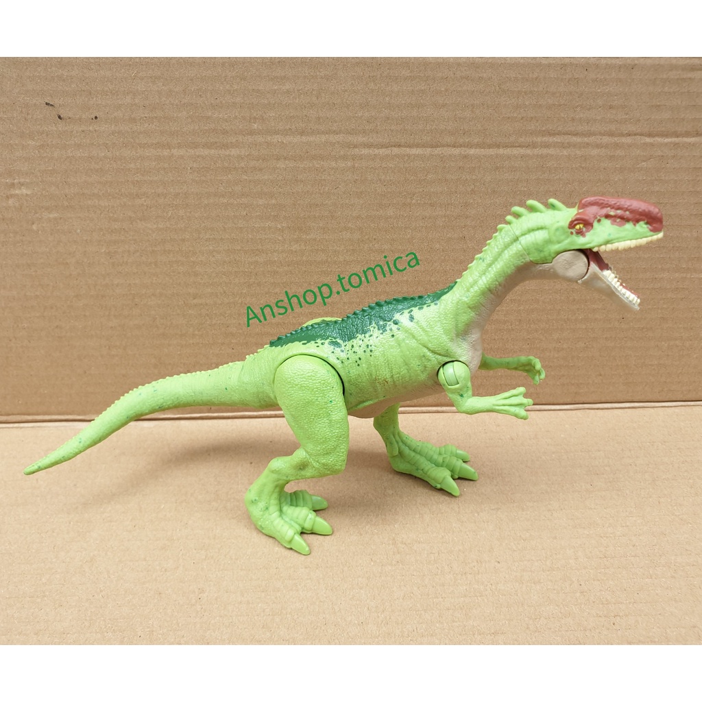 Mô hình khủng long Jurassic World KL01 màu xanh lá hàng Mattel
