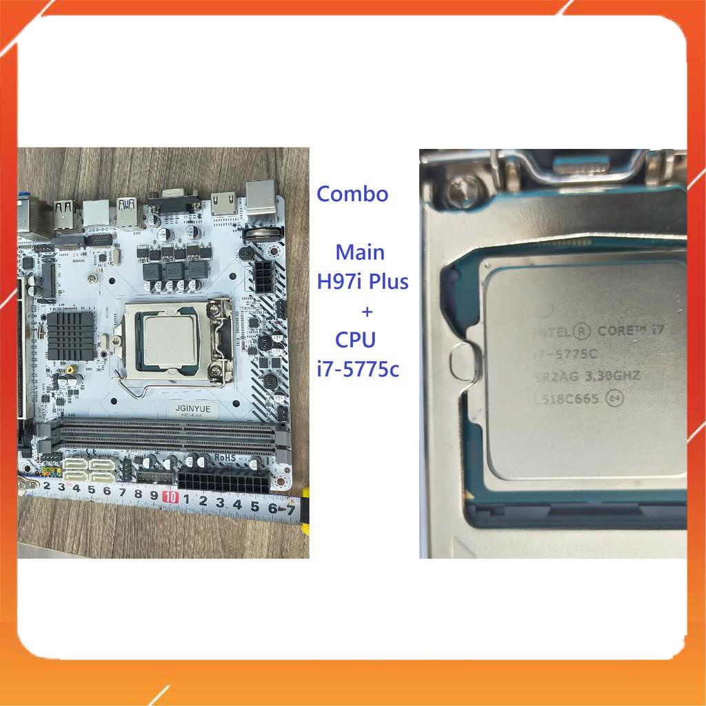 [CẮT LỖ] Combo Main H97i chuẩn itx +cpu i7-5775c mới keng nha hàng không tì vết