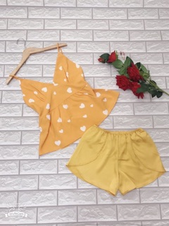 [Clip Mặc Thật] Bộ Ngủ 2 Dây Lụa Phối Satin