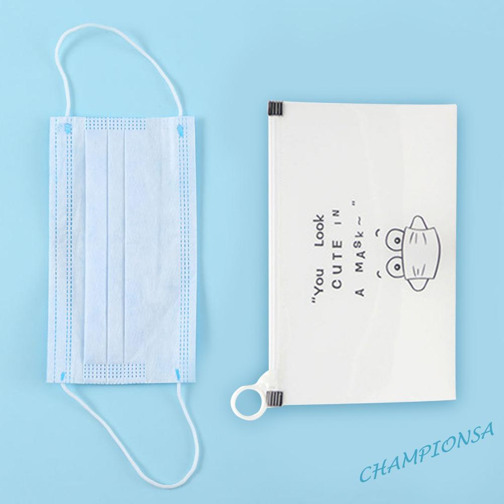 Set 8 túi đựng khẩu trang chống bụi có khóa kéo tiện dụng
 | BigBuy360 - bigbuy360.vn