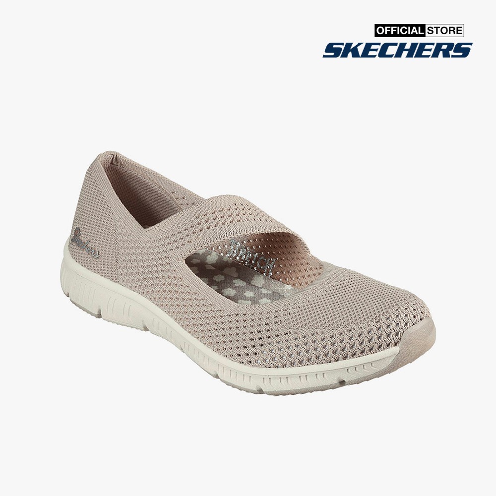 SKECHERS - Giày slip on nữ Be Cool Chic Peek 100349-TPE