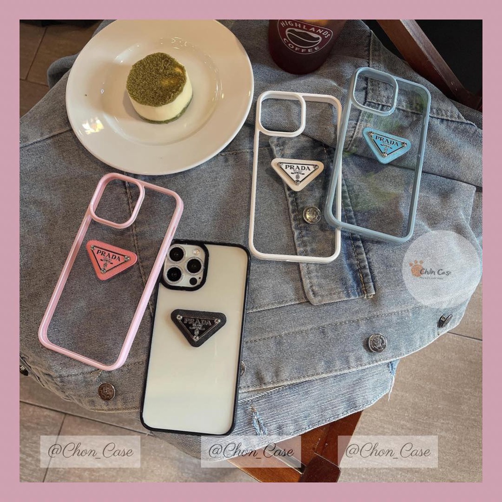 ỐP IPHONE CHỒN CASE VIỀN MÀU PZADA