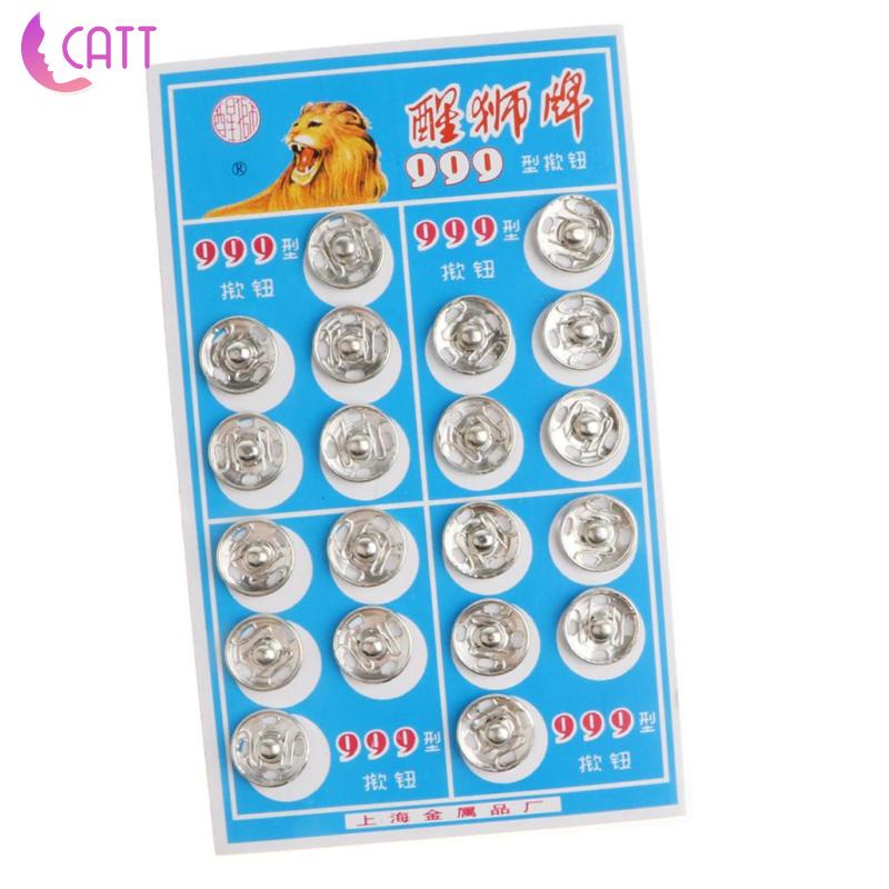 [Dadada1] Set 50 Nút Bấm Kim Loại Dành Cho Áo Khoác