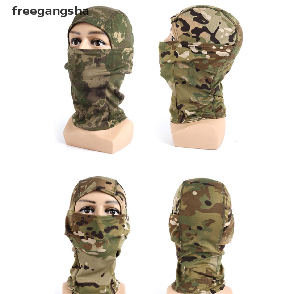 [FREG] Camouflage Balaclava Full Face Wargame Cycling Helmet Liner Tactical Airsoft Cap FDH