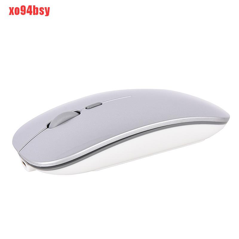 [xo94bsy]New 2.4GHz Rechargeable Wireless Mouse Silent Button Ultra Thin USB Optical Mice