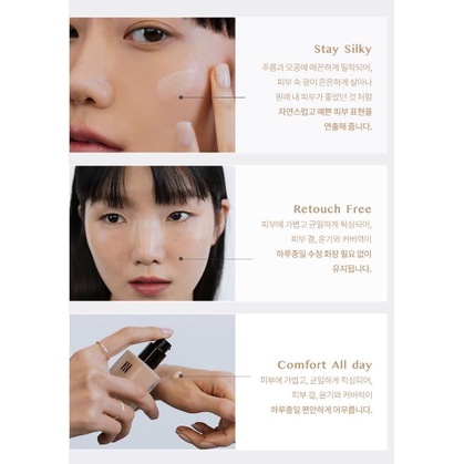 Minisize Kem nền che khuyết Hera Silky Stay 24H Longwear Foundation