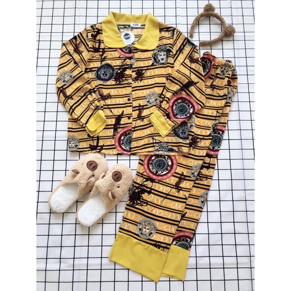 [SALE]🌷Đồ Bộ Pijama tay dài lụa Mango mạc SAM