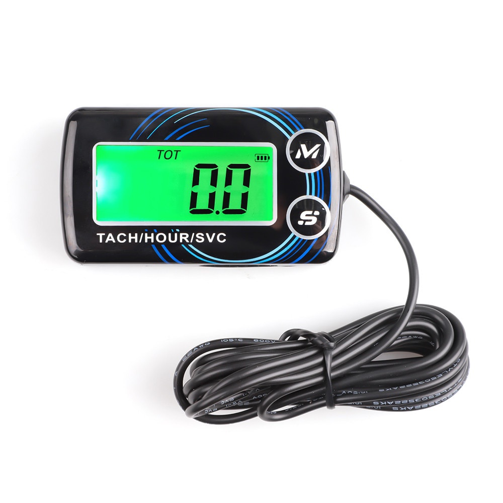 Đồng Hồ Đo Giờ Kỹ Thuật Số SVC Màn Hình LCD Cho Cưa Máy / Tàu Thuyền ATV