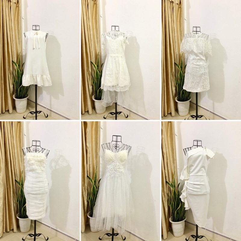 Đầm trắng dự tiệc, sinh nhật, đám cưới, event