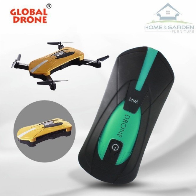 Máy bay fly cam Drone Camera Wifi Remote Control 200W model 2019 (Yellow)