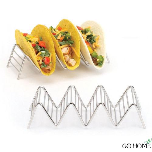 Giá Để Bánh Taco Bằng Thép Không Gỉ Sang Trọng