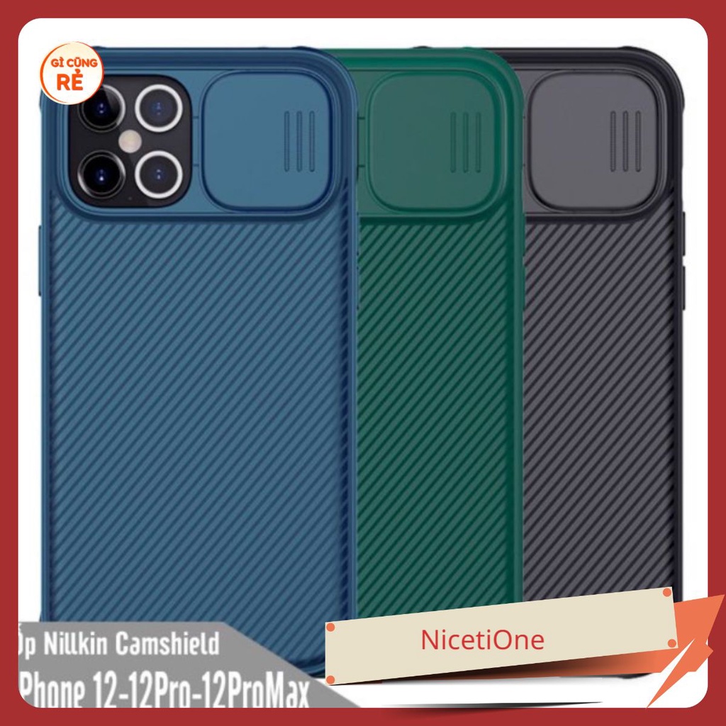Ốp lưng cho iPhone 14 Pro max 13 pro max - iPhone 15 Plus - iPhone 15 Pro Max Nillkin CamShield che camera