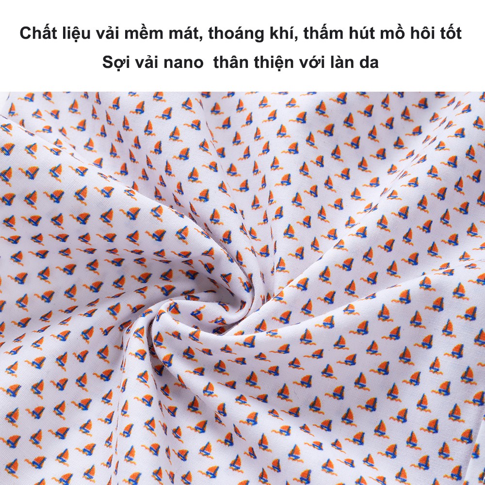 Áo sơ mi nam ngắn tay công sở cao cấp Biman by Biluxury vải cotton thoáng khí thấm mồ hôi 4SMCH008CAM | BigBuy360 - bigbuy360.vn