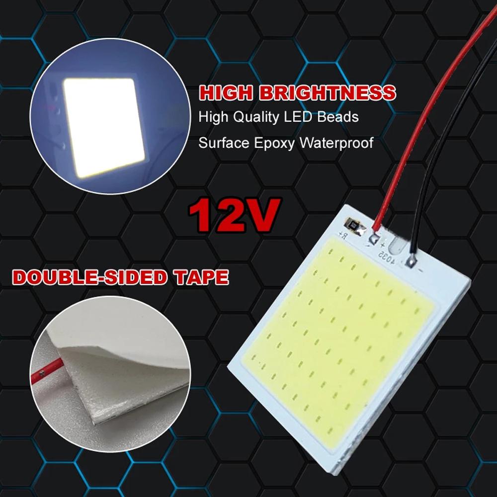 Đèn LED T10 24SMD 36SMD 48SMD Ánh Sáng Trắng Chuyên Dụng Cho Xe Hơi