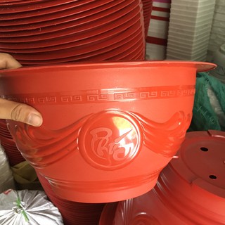 Combo 5 Chậu nhựa không lỗ trồng HOA SEN t380