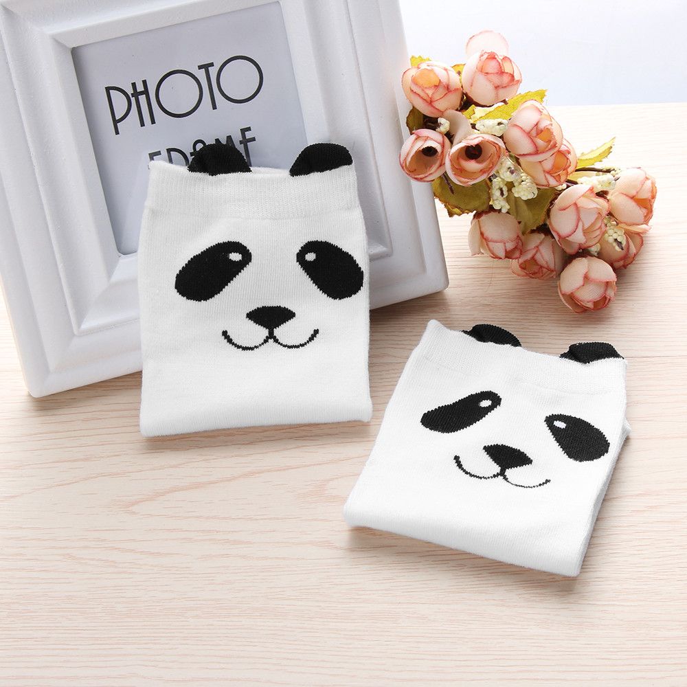 1 Đôi Vớ In Hình Gấu Trúc 3d Đáng Yêu