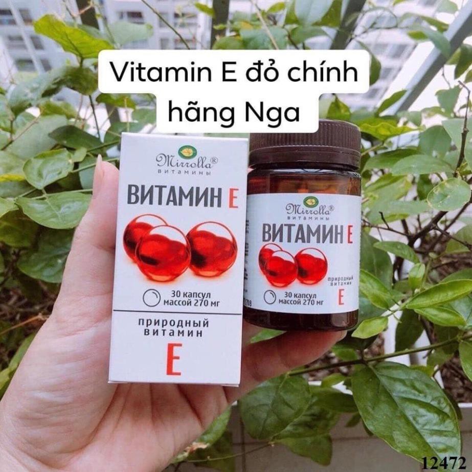 Vitamin E (tổng hợp các E đỏ mới nhất chính hãng của Nga)