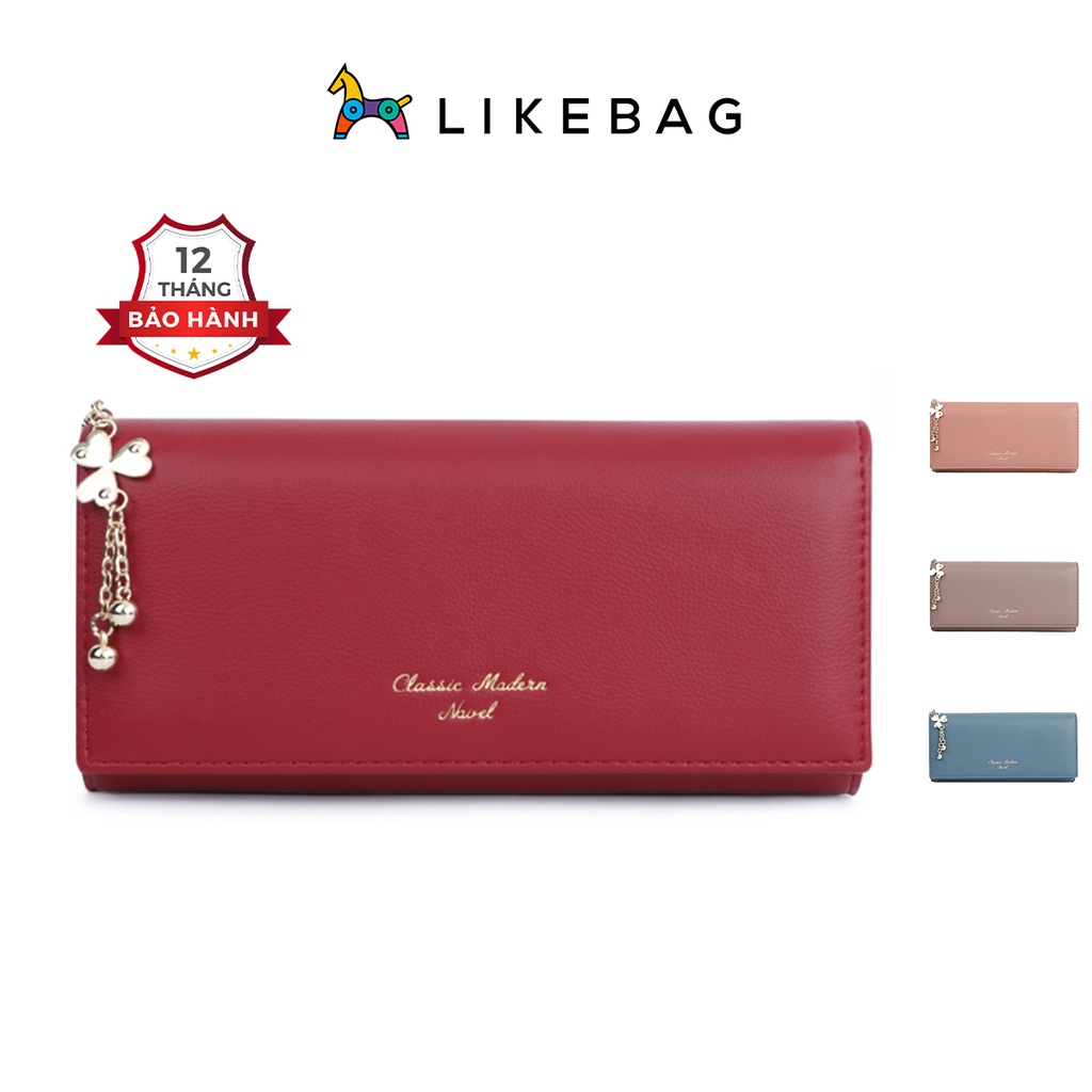 Ví nữ cầm tay dáng dài LIKEBAG cao cấp chính hãng T8806-134 - LIBAGI