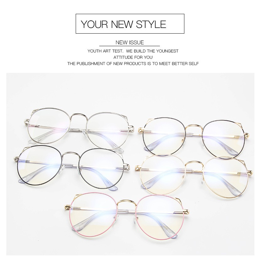 Gọng kính cho nam nữ mã 44 ( tặng kèm hộp đựng kính )