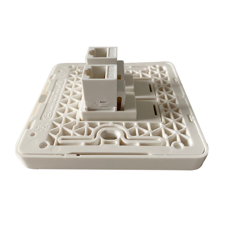 Ổ Cắm Mạng LAN 86x86mm Cổng Female Sang Female CAT6 RJ45 LAN