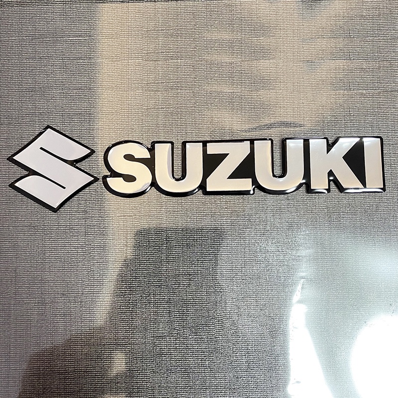 Hình dán xe máy Miếng Dán logo Suzuki Bằng Nhựa Epoxy Trang Trí tem