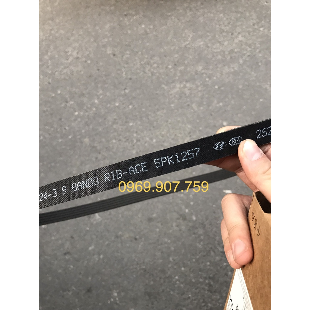 DÂY CUROA TỔNG 5PK1257 MORNING , I10 MÁY 1.0