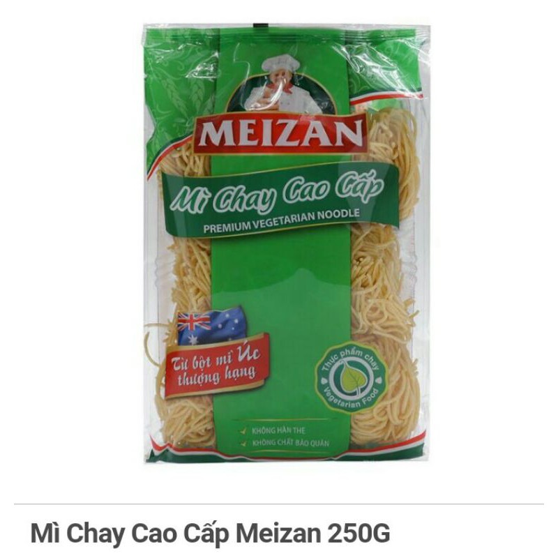 Mì Chay Cao Cấp Meizan 250G