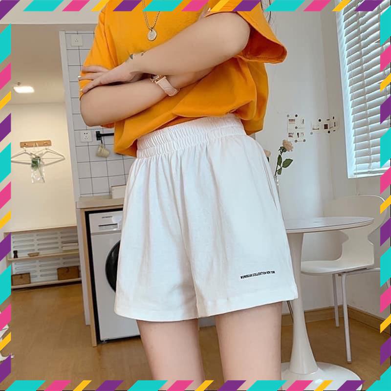 Quần short unisex_quần đùi đũi chun thêu siêu Hot MSP17900 | BigBuy360 - bigbuy360.vn