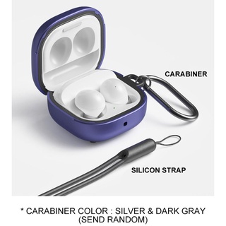 K-Max Galaxy Buds Pebble Case for Buds2/Buds Pro/Buds Live [Case+Keychain+Strap]