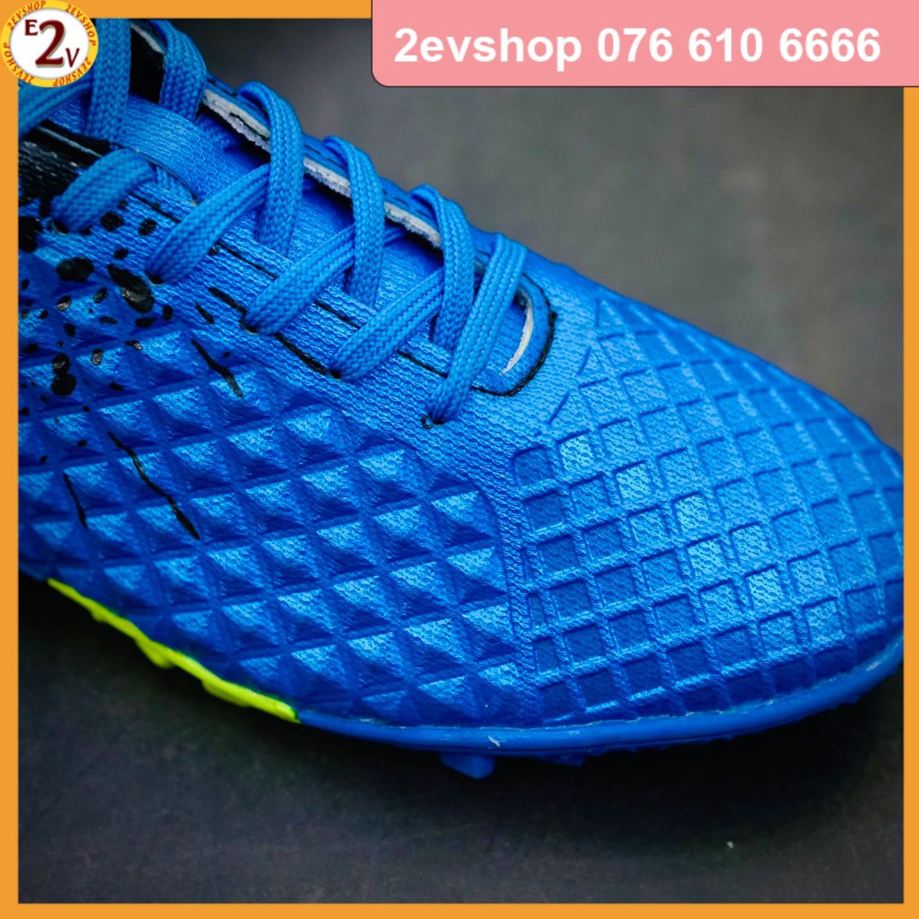 Giày đá bóng thể thao nam Mira Lux 20 Xanh Dương dẻo nhẹ, giày đá banh cỏ nhân tạo chất lượng - 2EV