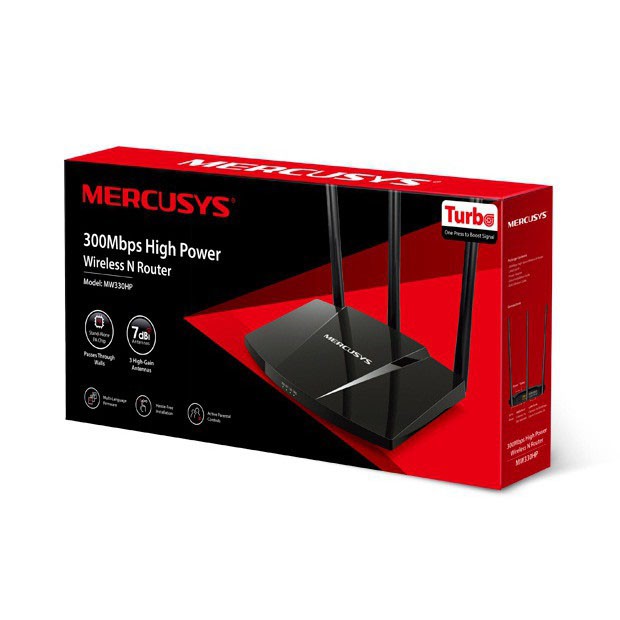 Bộ phát wifi Router Chuẩn N Công Suất Cao Tốc Độ 300Mbps Mercusys MW330HP-Bảo hành24 tháng | BigBuy360 - bigbuy360.vn