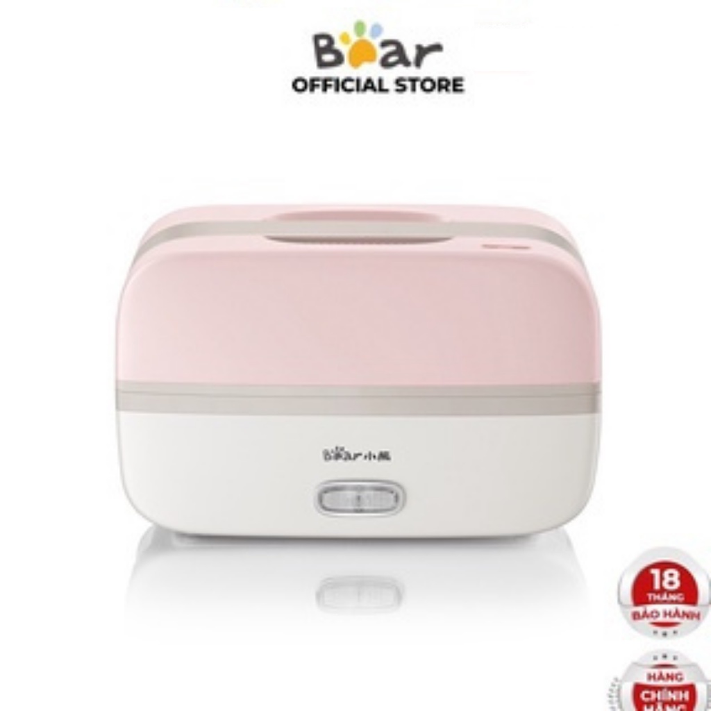 Hộp cơm điện cầm tay mini đa năng Bear DFH-B10J2. Nồi cơm điện cá nhân thông minh chính hãng Bear cao cấp Hagu.