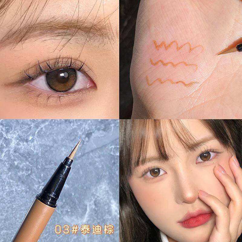 Bút Kẻ Mắt Dạng Lỏng Chống Thấm Nước Lâu Trôi Với 4 Màu Lựa Chọn
