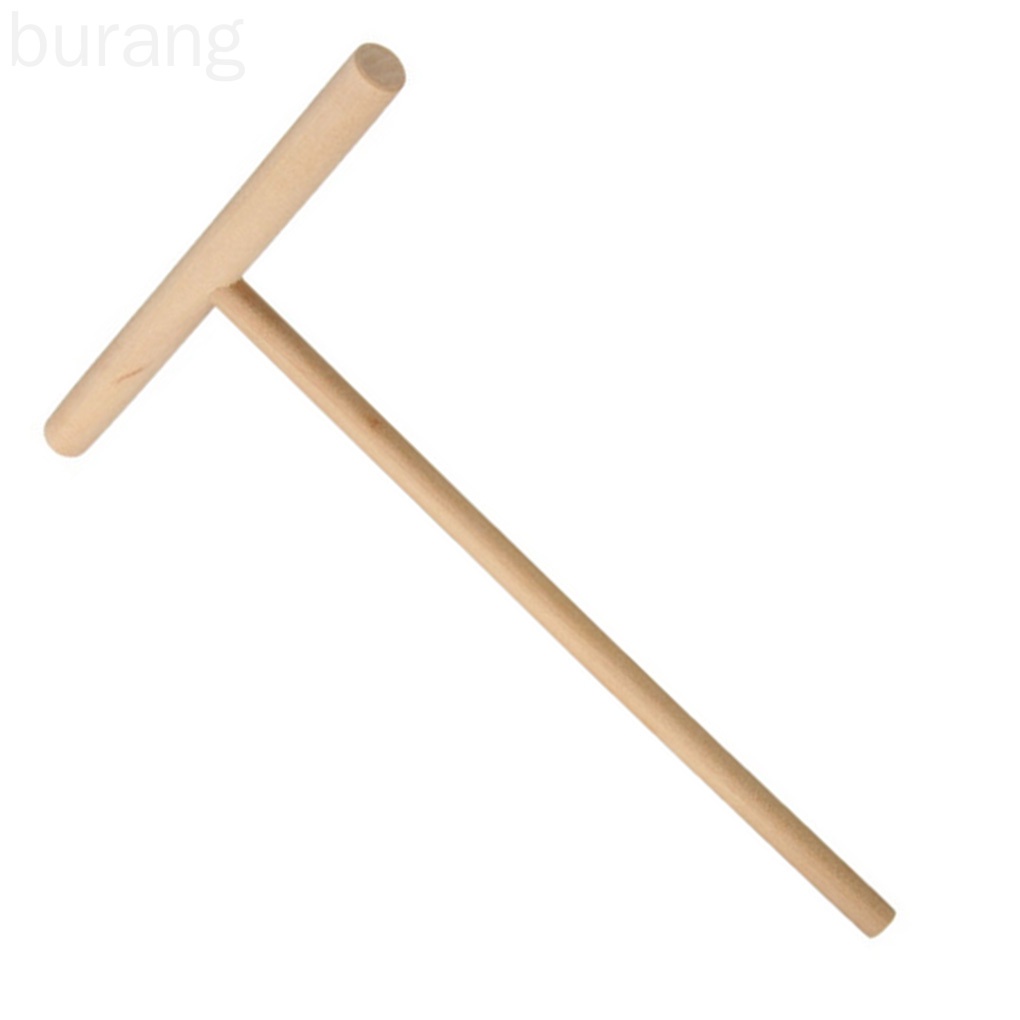 Set 2 dụng cụ làm bánh kếp hình chữ T làm bánh xèo bằng gỗ nhỏ gọn an toàn tiện dụng cho nhà bếp