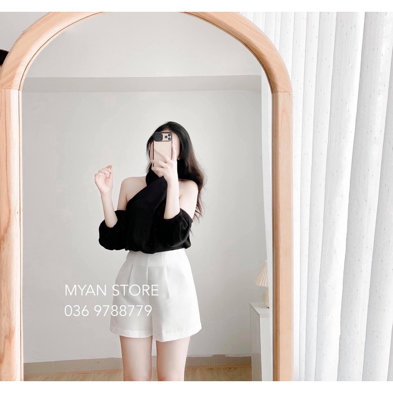 Áo đan chéo ngực tay liền Avn072101