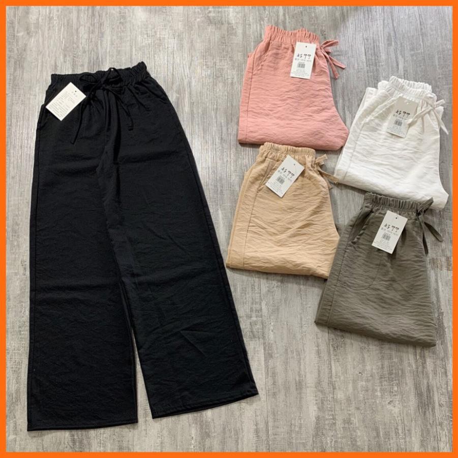 [QUÀ TẶNG LÀ GÓI XẢ VẢI BẠN NHÉ] Quần ống rộng ĐŨI XƯỚC cạp chun MADELA 2021