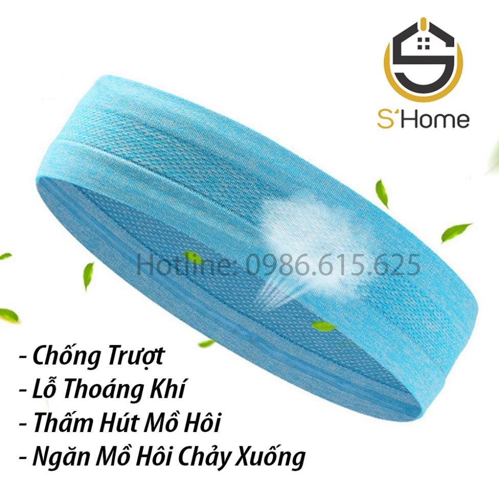 [HÀNG NHẬP KHẨU] Băng Đô Thể Thao, Yoga, Leo Núi, Erobic, Gym Headband Đeo Trán Thấm Chặn Mồ Hôi Chống Trượt _ S'Home