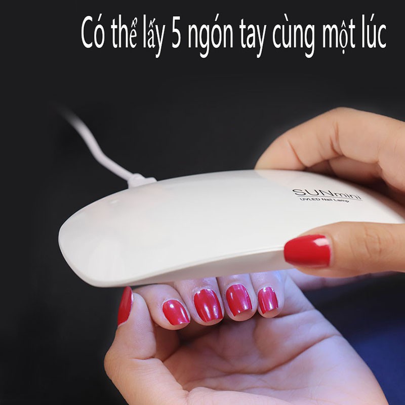 MÁY HƠ GEL MÓNG TAY SUN MINI UV  6W