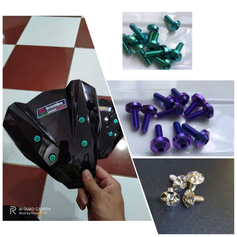 Ốc Titan Gr5 Bắt Mão và Đồng Hồ Winner X (giá 1 con)