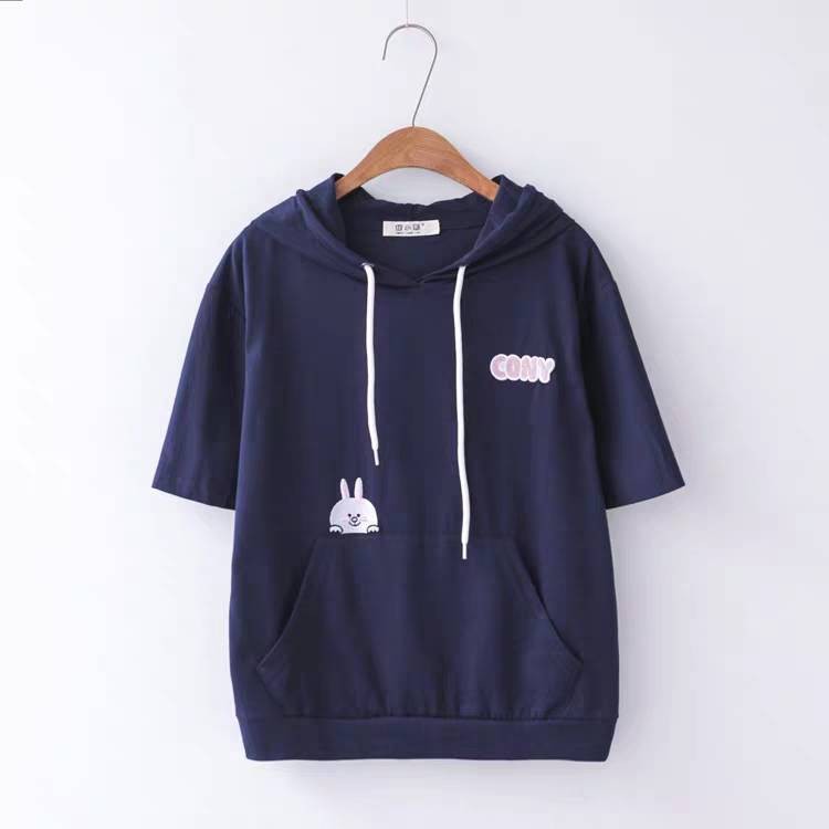 Áo Hoodie Tay Lỡ Dáng Rộng Phong Cách Hàn Quốc Dành Cho Nữ